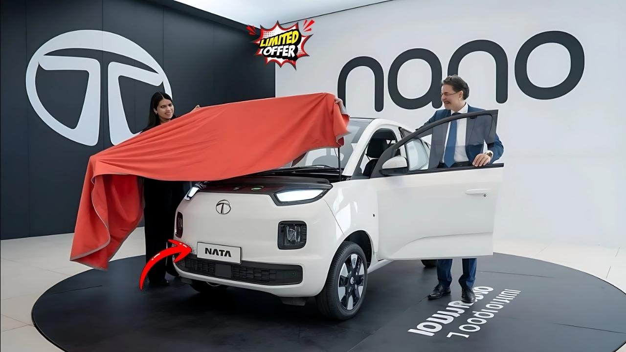 Tata Nano Electric 2025 Launched with 350KM Range Sunroof and Large Touchscreen at ₹6,999 EMI